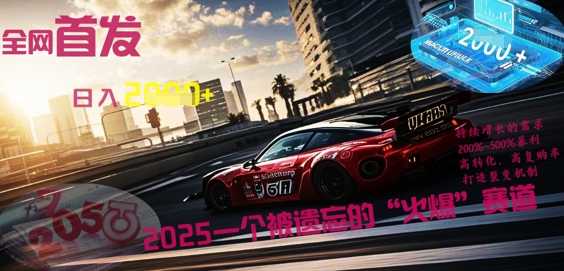 全网首发：2025一个被遗忘的“火爆”赛道轻松日入多张-网创小站